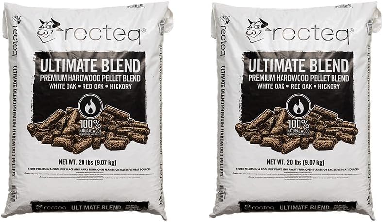 recteq Ultimate Premium Hardwood Grilling Cooking Pellet 2-Pack (Ultimate 2 Bags) - Image 1